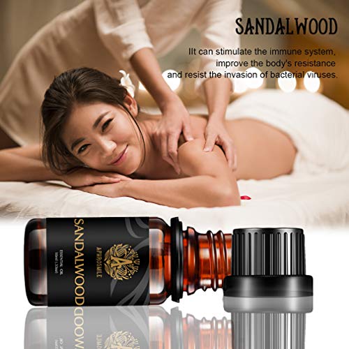 Juego de 37 tipos de aceites esenciales para aromaterapia, 10 ml, aceite esencial de rosas 100 % puro, kit de aceites esenciales para humidificador, conjunto de aceites esenciales para masaje, hogar