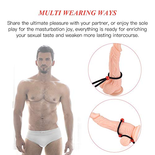 Juego de anillos de pareja ajustable, anillos de amor básicos, 3 piezas