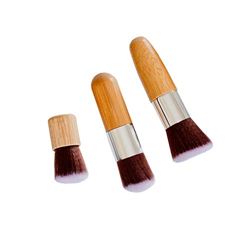 Juego de brochas de maquillaje veganas y sin crueldad, 11 brochas de maquillaje premium con cerdas sintéticas; base, mezcla, polvo facial, colorete, corrector, pinceles para ojos