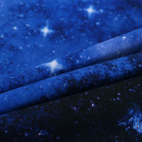 Juego de Funda de edredón para Cama de Matrimonio, con diseño de Estrellas, para niños, Adolescentes (1 Funda de edredón 2 Fundas de Almohada)