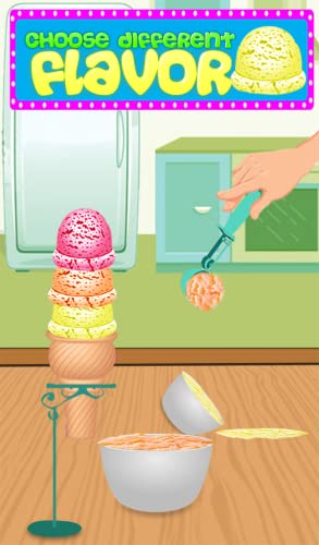 Juego de helado Fresco