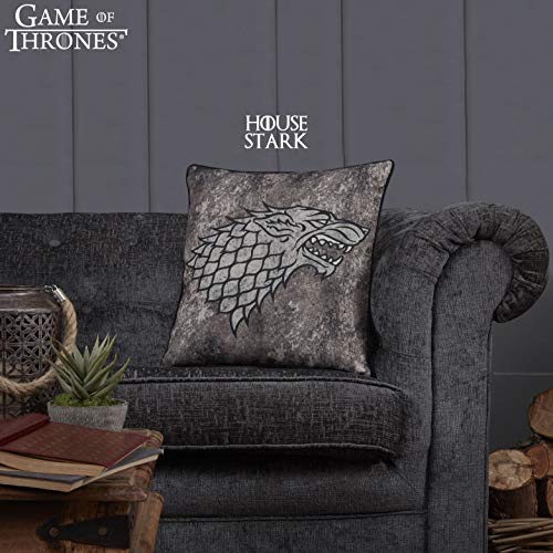 Juego de Tronos - Cojin de la casa Stark de 40 x 40 cm