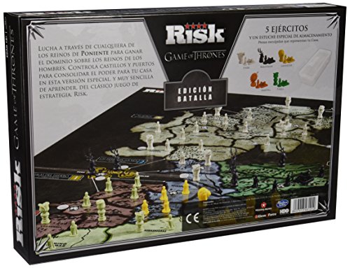 Juego De Tronos- Risk Ed. Batalla Edición Juego de Mesa, Multicolor, única (Eleven Force 81212)
