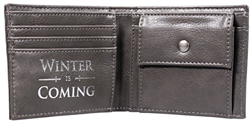 Juego de Tronos WALBGT01 15.5 (w) x 13 (h) x 2 (d) cm Billetera (Stark)