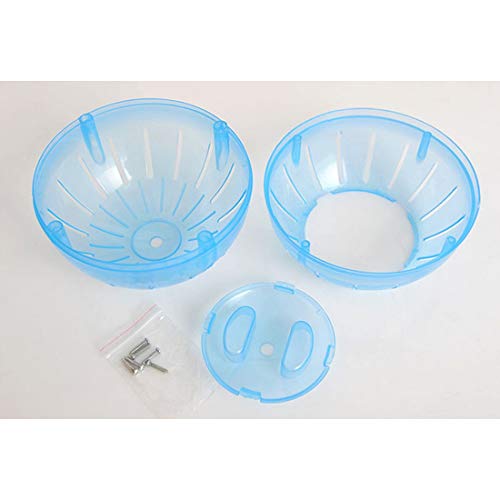 Juguete for Mascotas Pequeño hámster Ejecución de Bola, Color al Azar de Entrega, 10cm Huangchuxin