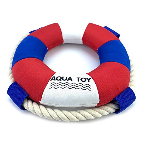 Juguete para Mascotas Cute Lifebuoy Throwing Training Dog Toys Puppy Clean The Teeth Cuerda De Algodón Chew Toy para Pequeños, Medianos Y Grandes Productos para Mascotas