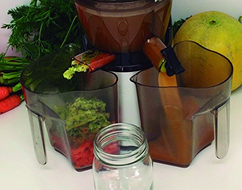 Juissen último modelo extractor zumo verde - Libre PVC - BPA FREE prensado en frio COLD PRESS Licuadora Exprimidor naranjas frutas Boca ancha 8cm - Garantía 10 años REGALO 4 EBOOK receta + kit tofu
