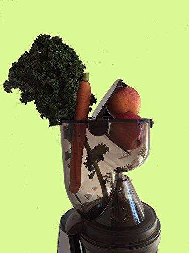 Juissen último modelo extractor zumo verde - Libre PVC - BPA FREE prensado en frio COLD PRESS Licuadora Exprimidor naranjas frutas Boca ancha 8cm - Garantía 10 años REGALO 4 EBOOK receta + kit tofu