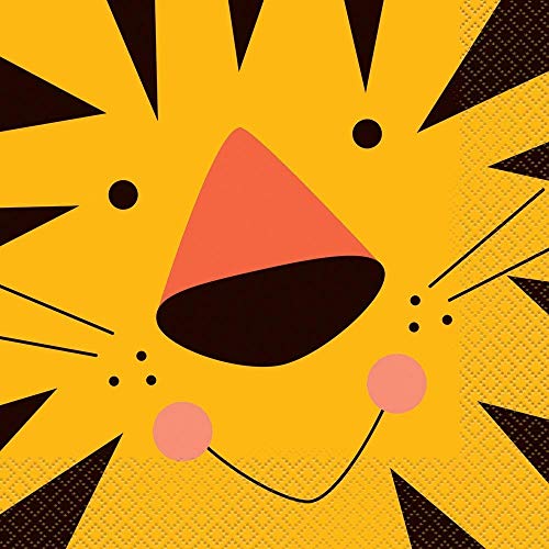 Jungle Animal Party Supplies Vajilla para 16 niños Fiesta de cumpleaños-16 Platos 16 Tazas 16 servilletas 1 Mantel con Globos Gratis Velas Bomba de Globo