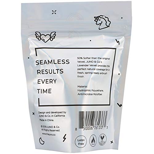 Juno & Co, esponja de microfibra, terciopelo lavanda, 1 unidad