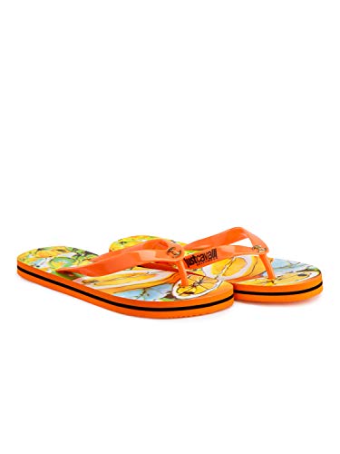 Just Cavalli - Chanclas Mujer, 40, Arancione