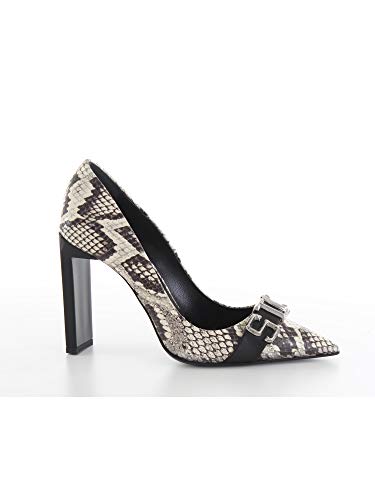 Just Cavalli S09WL0090 P3489 - Zapatos de tacón para mujer Beige Size: 37 EU