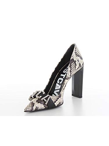 Just Cavalli S09WL0090 P3489 - Zapatos de tacón para mujer Beige Size: 37 EU