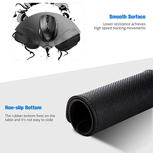 Juzijiang Alfombrilla De Ratón Maquillaje Rostro Mujer, Alfombrilla Gaming, Base De Goma Antideslizante para Gamers, Pc Portátil - 24x20cm