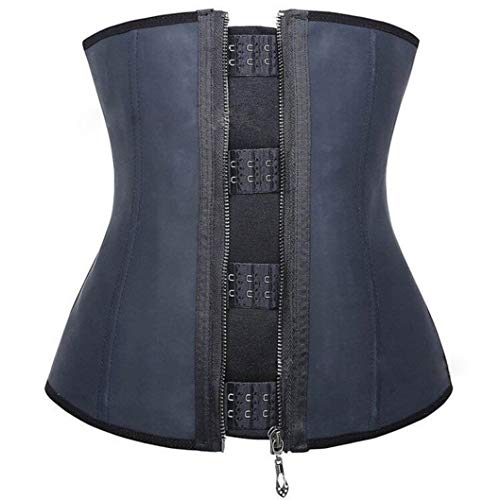 JWANS LenceríA De Mujer Entrenador De Cintura De LáTex Corsé De ConformacióN Cremallera Cintura De Barriga CinturóN De CompresióN Adelgazante Postparto Recuperar Fajas