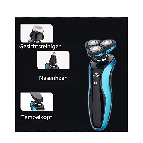 JYMSB Profesional Sin Dolor Cortapelos Nariz Y Orejas, 4 En 1 Multifuncional Impermeable Recortador Pelos Nariz Y Orejas, para Nariz/Orejas/Ceja/Barba