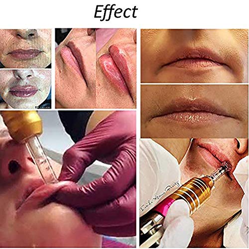 JYZ Hyaluron Pen Kit,Hyaluronic Injection Pen Atomizador de Masaje con 5 Piezas Ampolla Cabeza para Levantar el Labio Belleza Eliminación de Arrugas