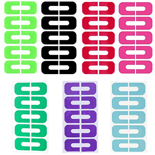 Kalolary 14 Pack 140 Piezas Protector de Uñas Anti Desbordamiento Pegatinas Tipo U Derrame de Aceite Protector de Uñas Manicura Arte Herramienta
