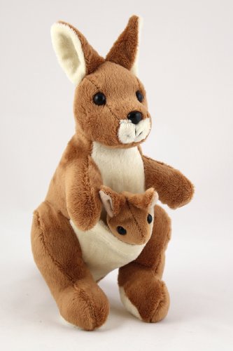 Kangaroo soft toy (with joey)