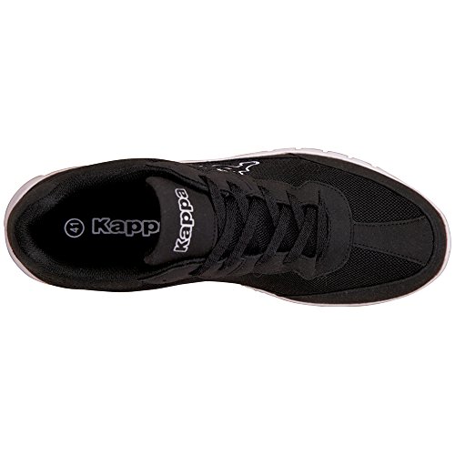 Kappa Rocket, Zapatillas Unisex Adulto, Negro Black White 1110, 43 EU