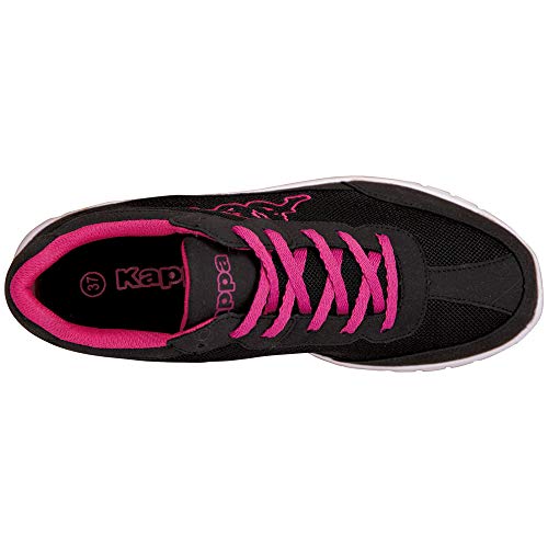 Kappa Rocket, Zapatillas Unisex Adulto, Negro (Black/l`Pink 1127), 39 EU