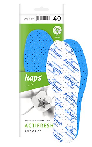 Kaps Plantillas para Control de Olores y Bacterias Actifresh - Plantillas para Calzado Hechas en Europa - Todos los Tamaños (38 EUR)