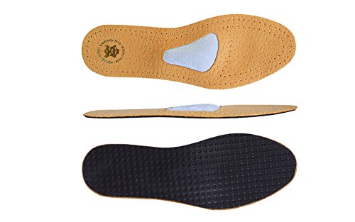 Kaps Plantillas Zapatos Ortopédicas Cuero para Neuroma de Morton y Dolor de Pies, con Soporte y Almohadilla para Arco Metatarso, para Hombres y Hujeres, Allevia, Todas las Tallas (40 EUR)