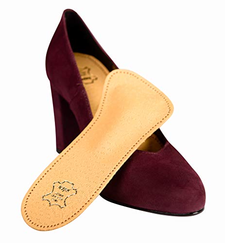 Kaps Plantillas Zapatos Ortopédicas de Cuero de 3/4 para Mujeres, Reducen las Molestias y Previenen el Dolor en el Antepié Con Soporte Para el Arco Metatarsiano (42 EUR)