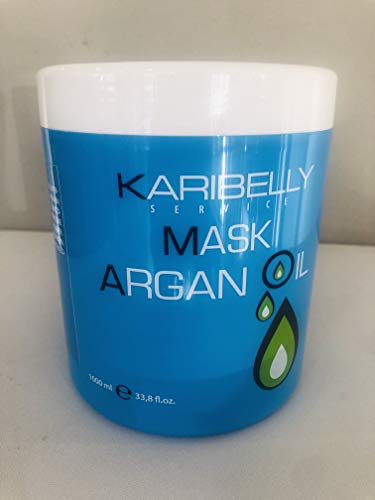 Karibelly Mascarilla para el Pelo de Argan con Omega 3 - 1000 ml