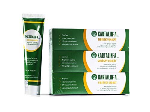 Kartalin-A La crema para la piel (para psoriasis y eczema) 3 x 100 ml