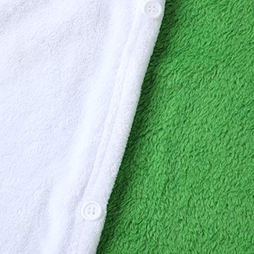 Katara- Pijamas Enteros Diferentes Animales y Tamaños, Adultos Unisex, Color Blanco/Verde, Talla 145-155cm (1744)