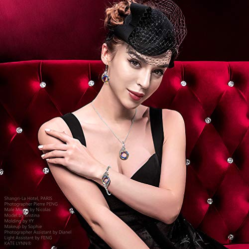 Kate Lynn Mujer Fénix Collares Originales Collares Mujer Colgantes Cristales Joyería caja de joyería conjunto de joyas Regalo de Cumpleaños aniversario Esposa Mamá Chicas