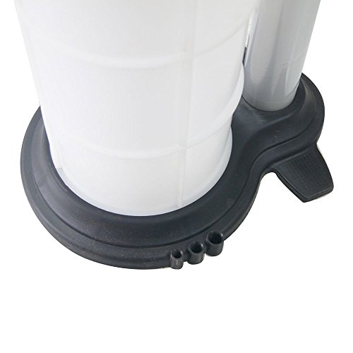 KATSU Tools 481509 9L Bomba manual de succión de líquido y aceite para motor de aspiración manual para automóviles, blanco