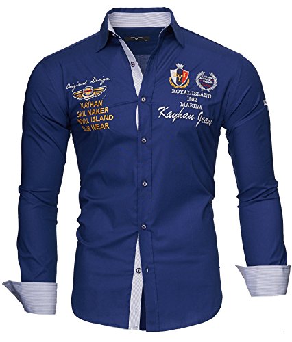 Kayhan Hombre Camisa Monaco Navy (L)