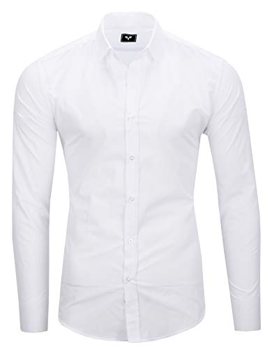 Kayhan Hombre Camisa, TwoFace als Uni Classic/White XXL