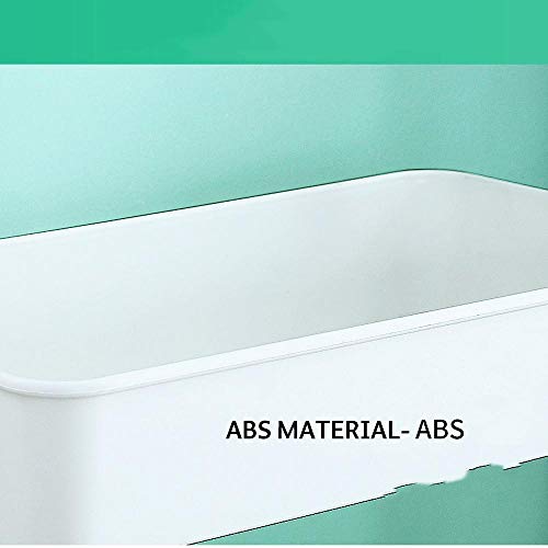 KDBEB 3 Nivel Carro con Ruedas,Blanco Acero Carros de Peluqueria Profesional con Asas Ergonómicas para Joyería Cosmética