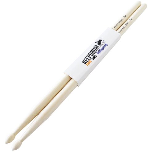 Keepdrum 5B pacana baquetas de batería de bastones 3 pares