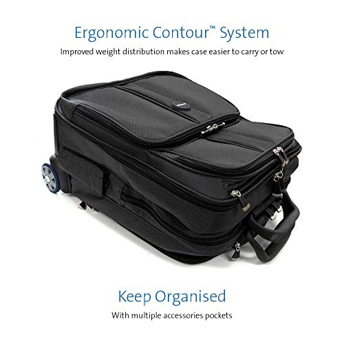 Kensington 62903 Contour - Trolley para Dispositivos de 17" con Sistema de Protección de Compartimentos Snugfit, 52 cm, Color Negro