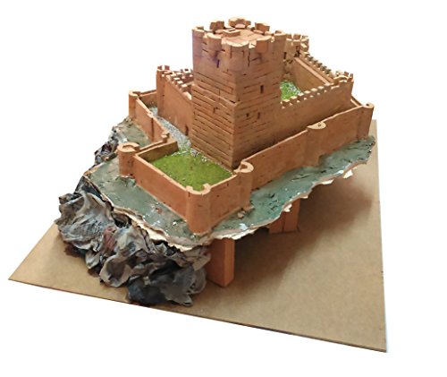 Keranova- Kit de cerámica Castillo de La Atalaya, Color marrón (30107) , color/modelo surtido