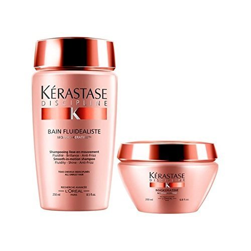 Kérastase Bain Fluidealiste Disciplina (250 Ml) Y Maskeratine (200 Ml)