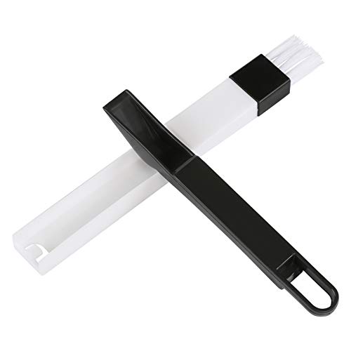 Kesote Conjunto de 4 Cepillos para Ventanas 2 en 1 Cepillo con Cuchara Desmontable + 3 Pinceles con Cerdas de Plástico, Hierro y Cobre Ideal para Ventana de Hogar u Oficina