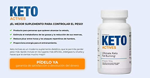 KETO-ACTIVES Premium cura de adelgazamiento, el mejor suplemento dietético, ingredientes 100% naturales, quema de grasa tremenda, elimina la grasa corporal en la cintura, caderas y piernas!