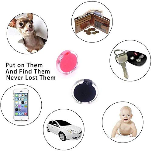 Key Finder, Afaneep Buscador de Llaves con App, Control de Cámara del Teléfono y Función de Grabación y Recordatorio de Alarma Anti-Pérdida 1 Paquete -Azul