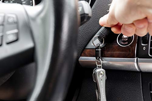 KeySmart MagConnect - Accesorio Instantáneo, Seguro Para Bolsas, Carteras y Correas - Fácil Acceso para Llaves (3 Paquete, Negro)
