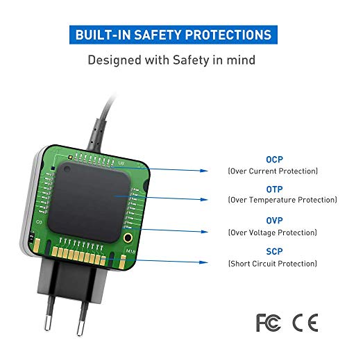 KFD 6V Adaptador de Corriente Cargador para Omron 5 7 10 10 Series+ M500 M3 M2 M7 Intelli It M6 M5 M10-IT M700 Comfort, MIT5s Connect, M500 IT M400 M400 IT M300 HEM-7200-Z HEM-7220-Z HEM-7222-Z