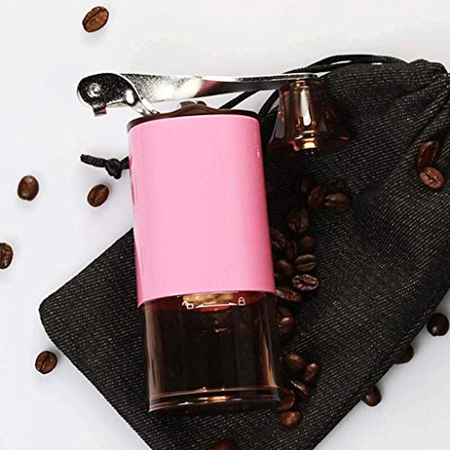 KFJDX Molinillo de café Manual portátil - Molino Manual de Granos de café con Rebabas de cerámica, Mini máquina de café (Color : A)