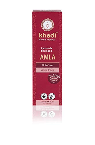 Khadi 1118-039 - Champú para volumen y brillo, 210 ml