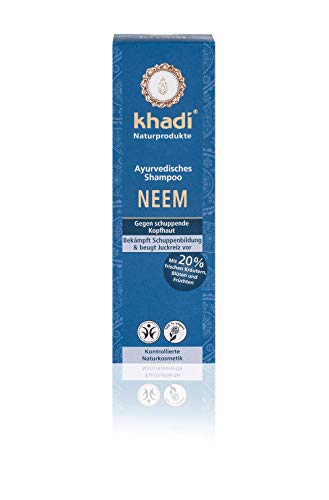 Khadi - Champú Anticaspa Neem y Arbol Del Te, 210 ml