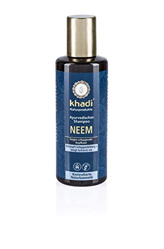 Khadi - Champú Anticaspa Neem y Arbol Del Te, 210 ml