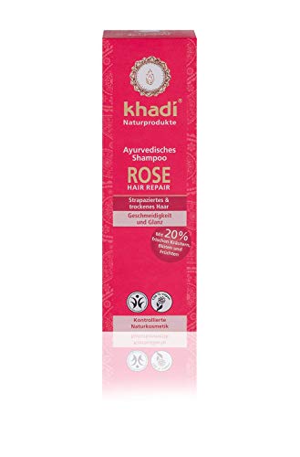 Khadi Champu De Rosa Reparador Y Acondicionador 210 ml